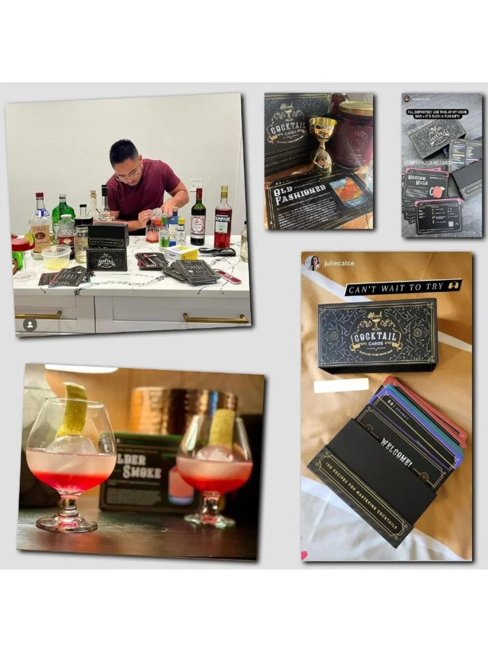 Master 100 Cocktails: Flashcard Recipe Guide with Step-by-Step Instructions